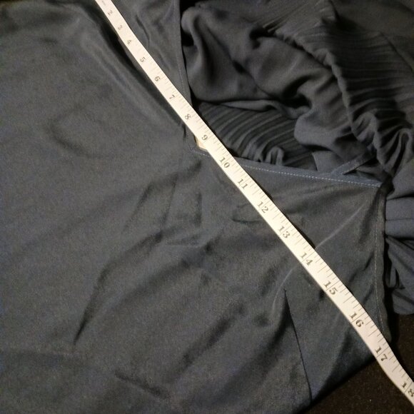 NEW HOBBS LONDON Emilia Pleated Shift Dress Navy Blue Size‎ 4 - Picture 13 of 15